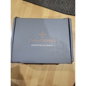 New Tommie Copper weighted Blanket 20 lbs $180 gray 50" x 75"